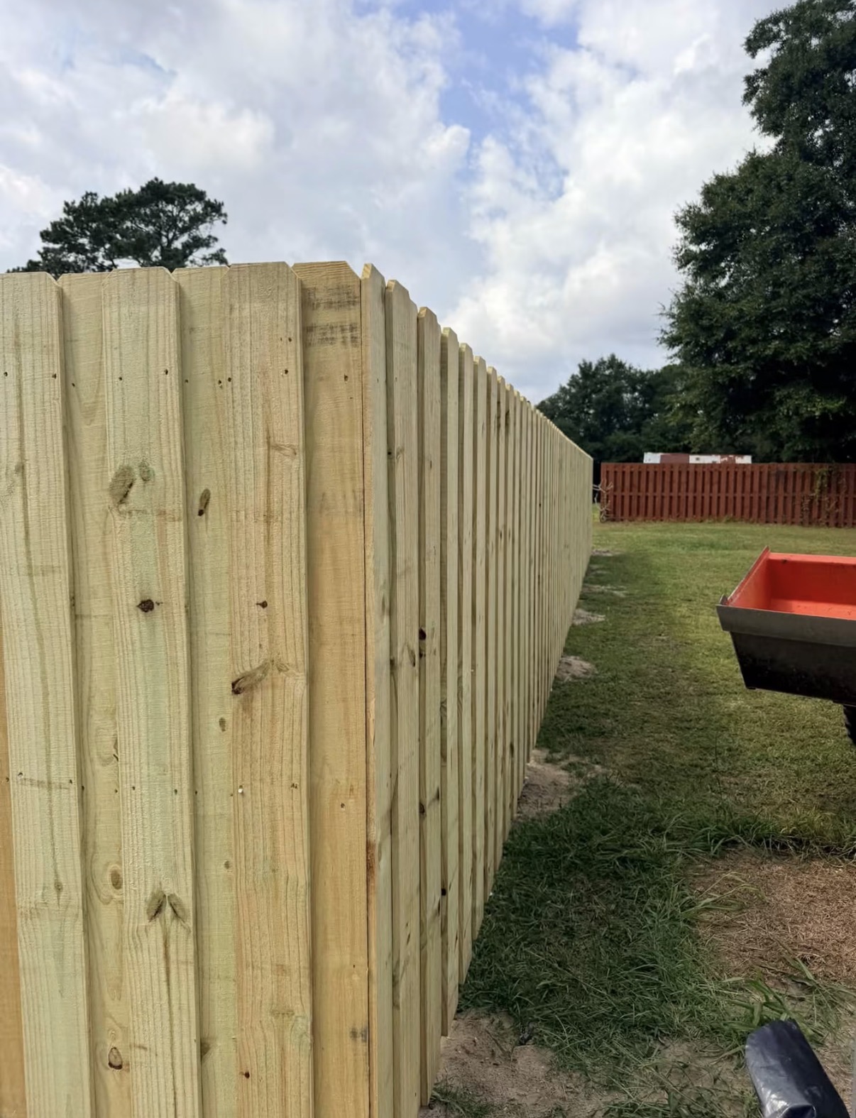 Fence installation project